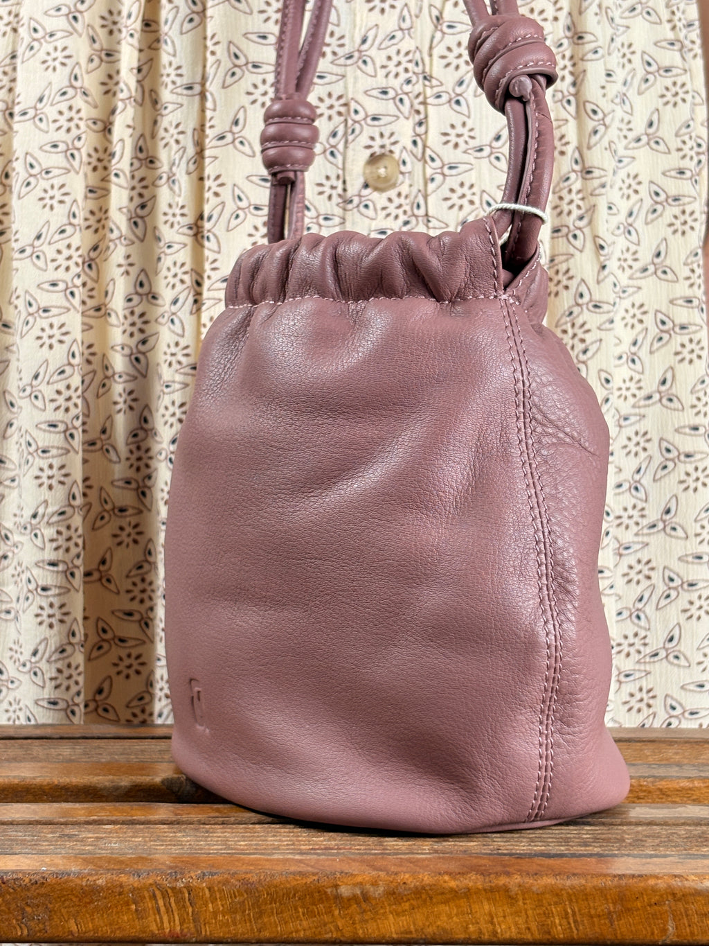Sac à main en cuir véritable glycine