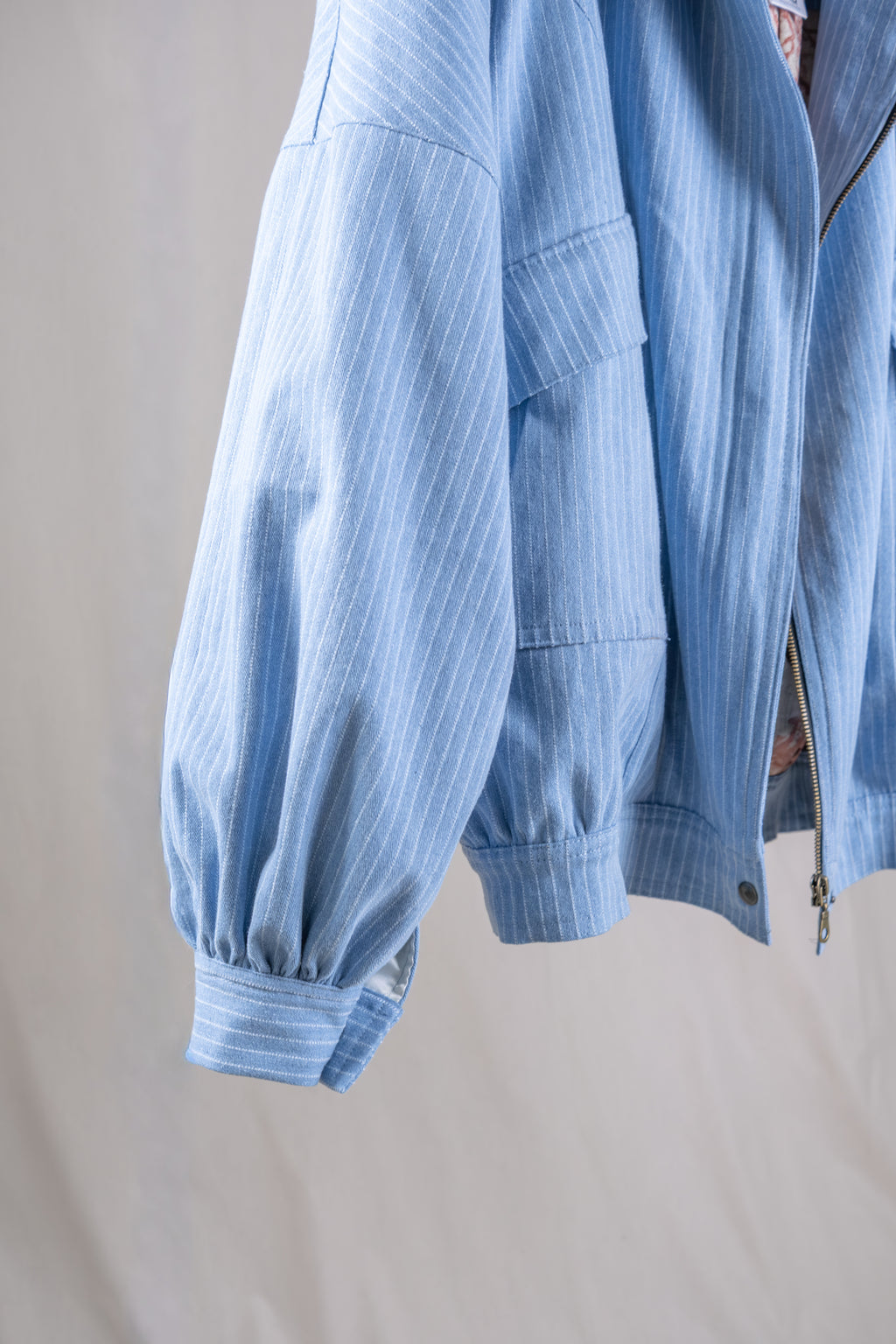 Bomber AURA Denim Gessato