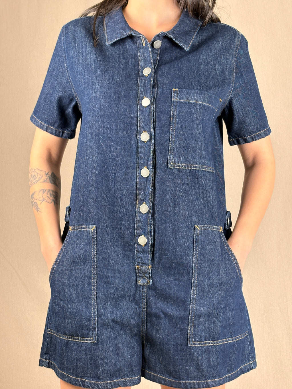 Jumpsuit 100%cotone Denim