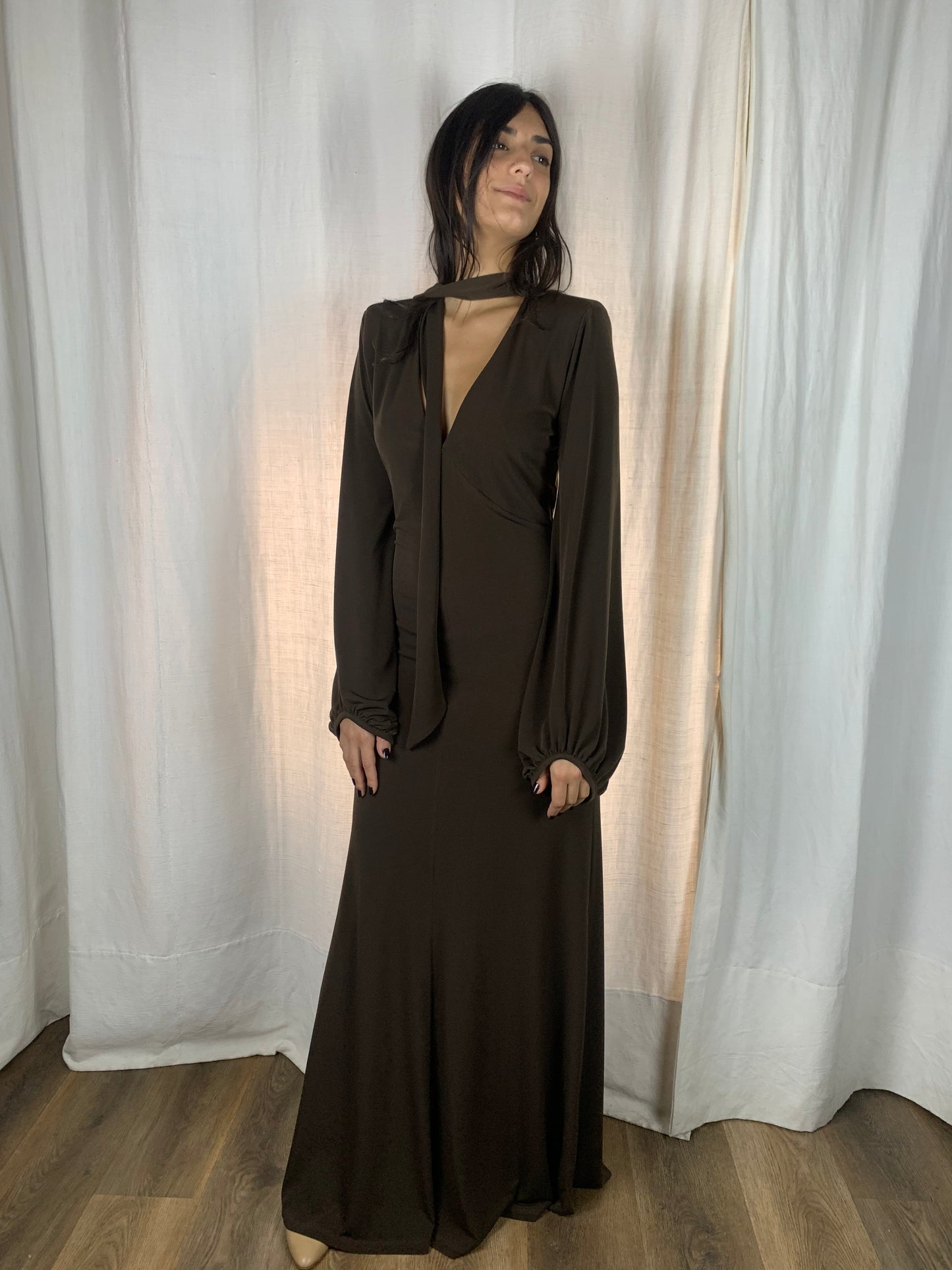 Abito sirena cioccolato