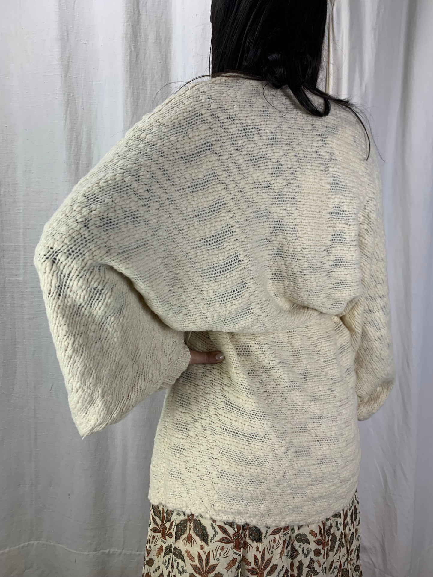 Maglia Kimono burro