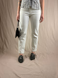 Jean cigarette blanc