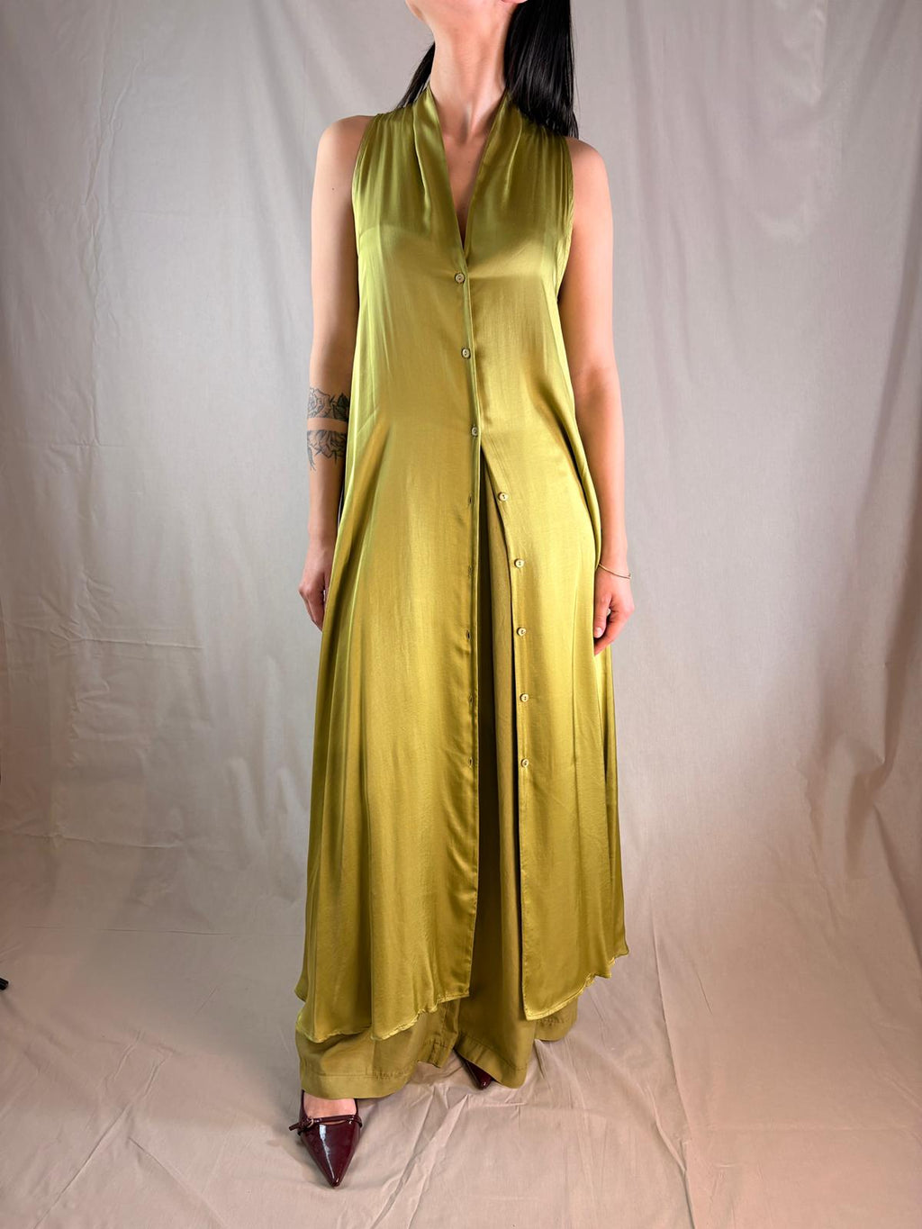 Abito chemisier Lime