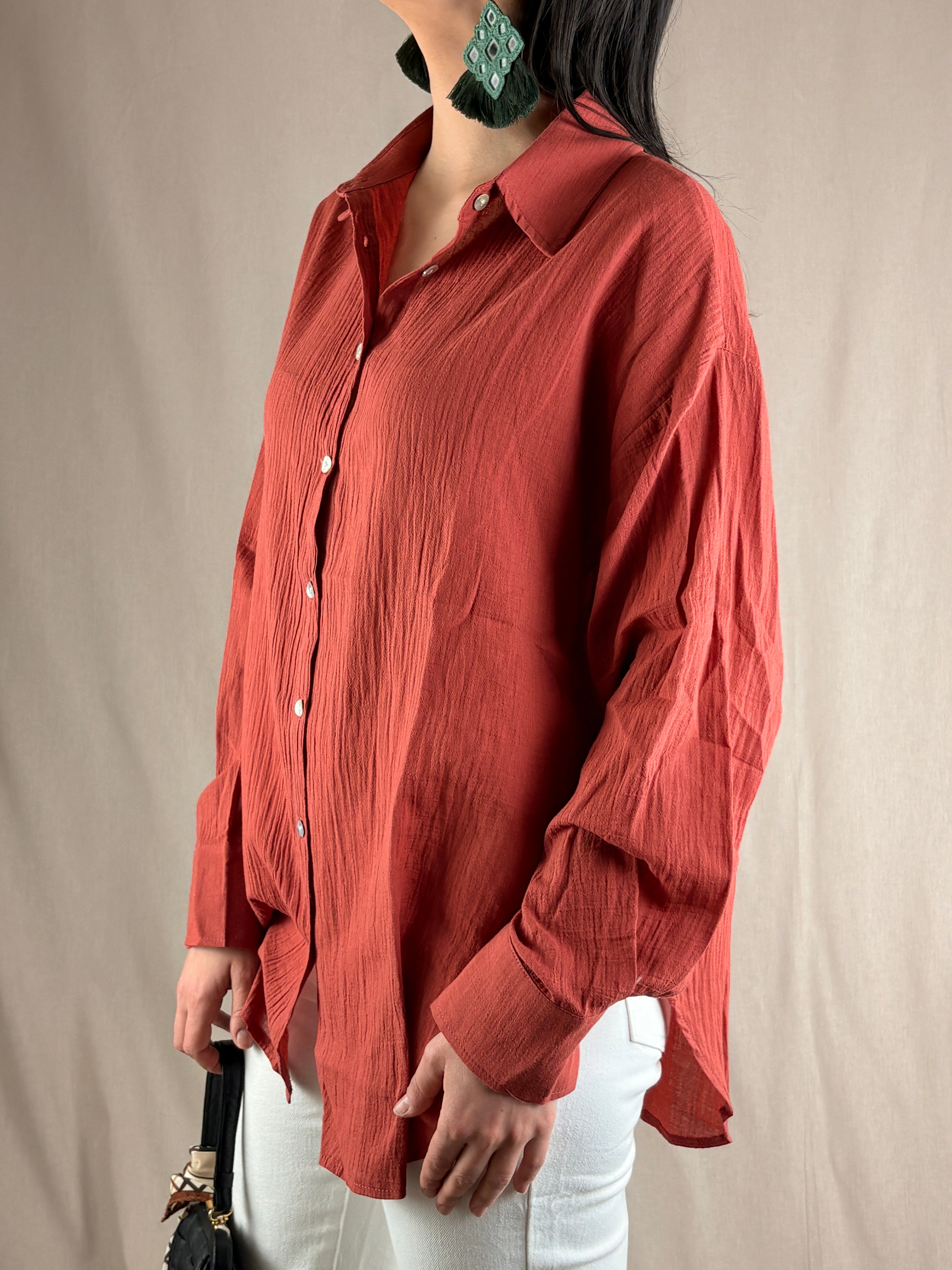 Chemise gaufrée