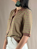 Polo rayé épicé