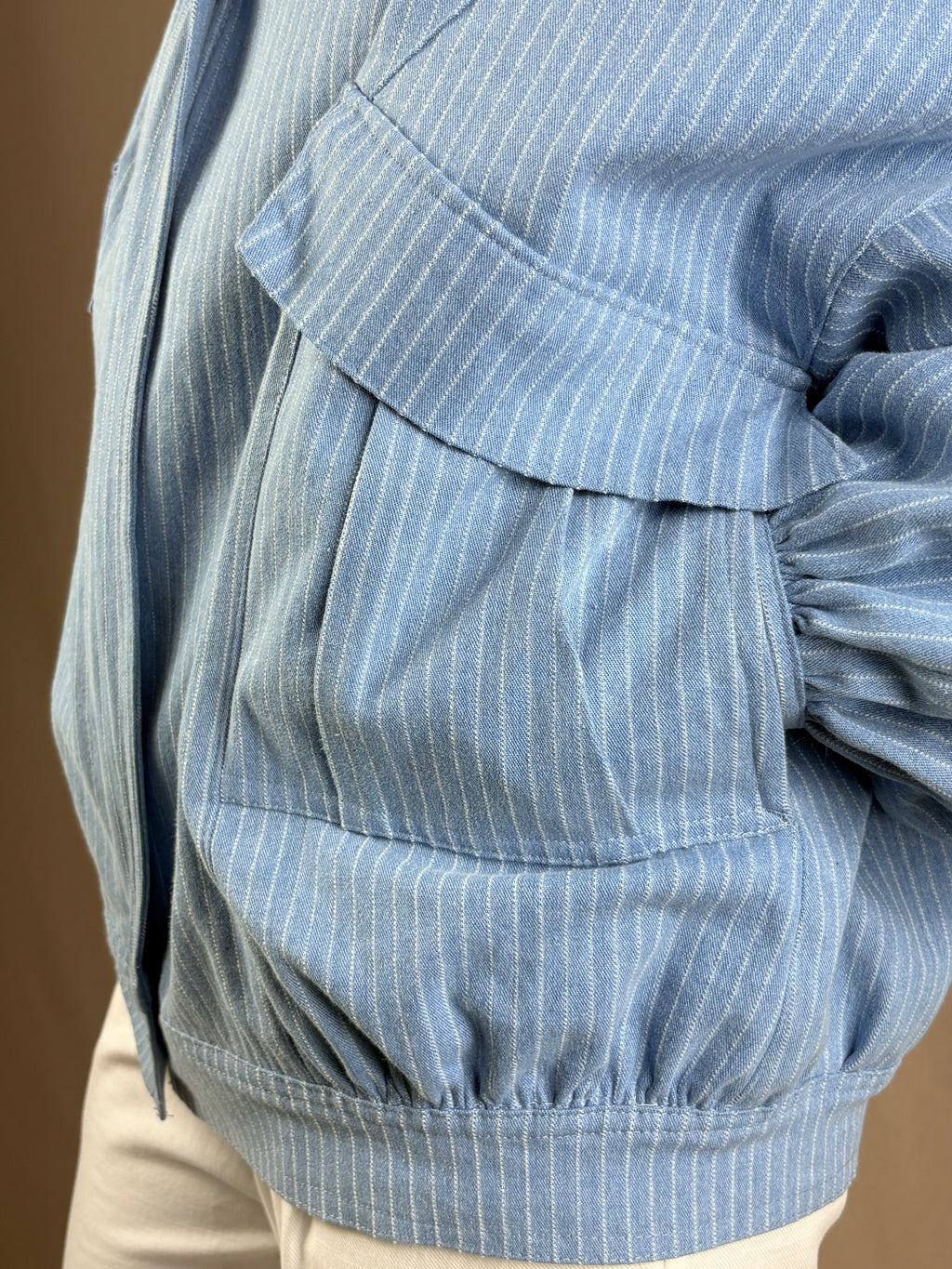 Bomber AURA Denim Gessato