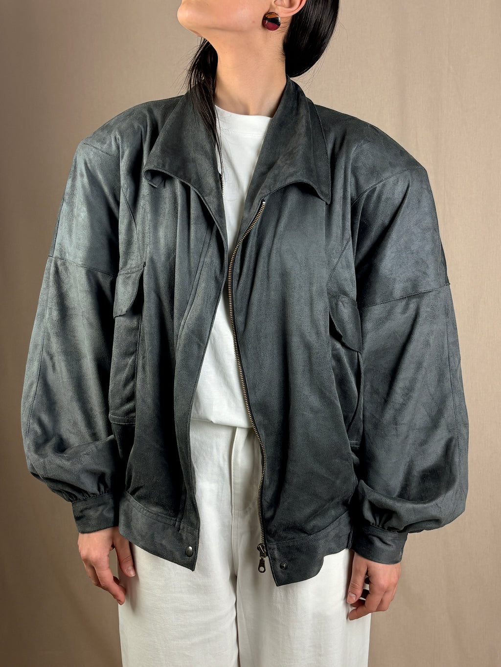 Bomber AURA grigio grafite