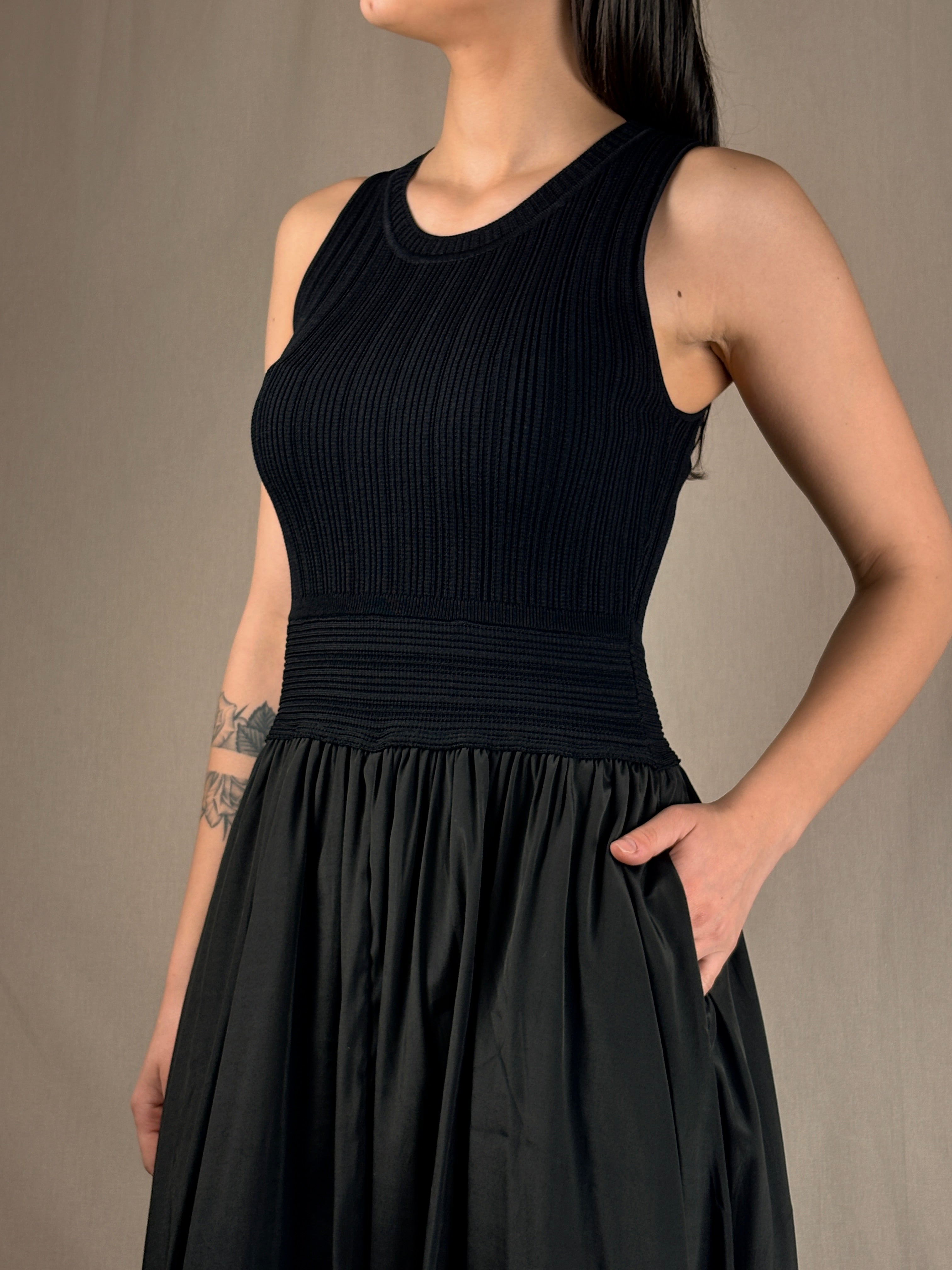 Abito mix Nero