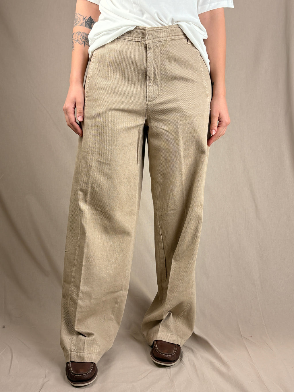 Jeans betsey in bull di cotone
