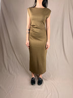 Robe-fourreau Kimoncino Huile