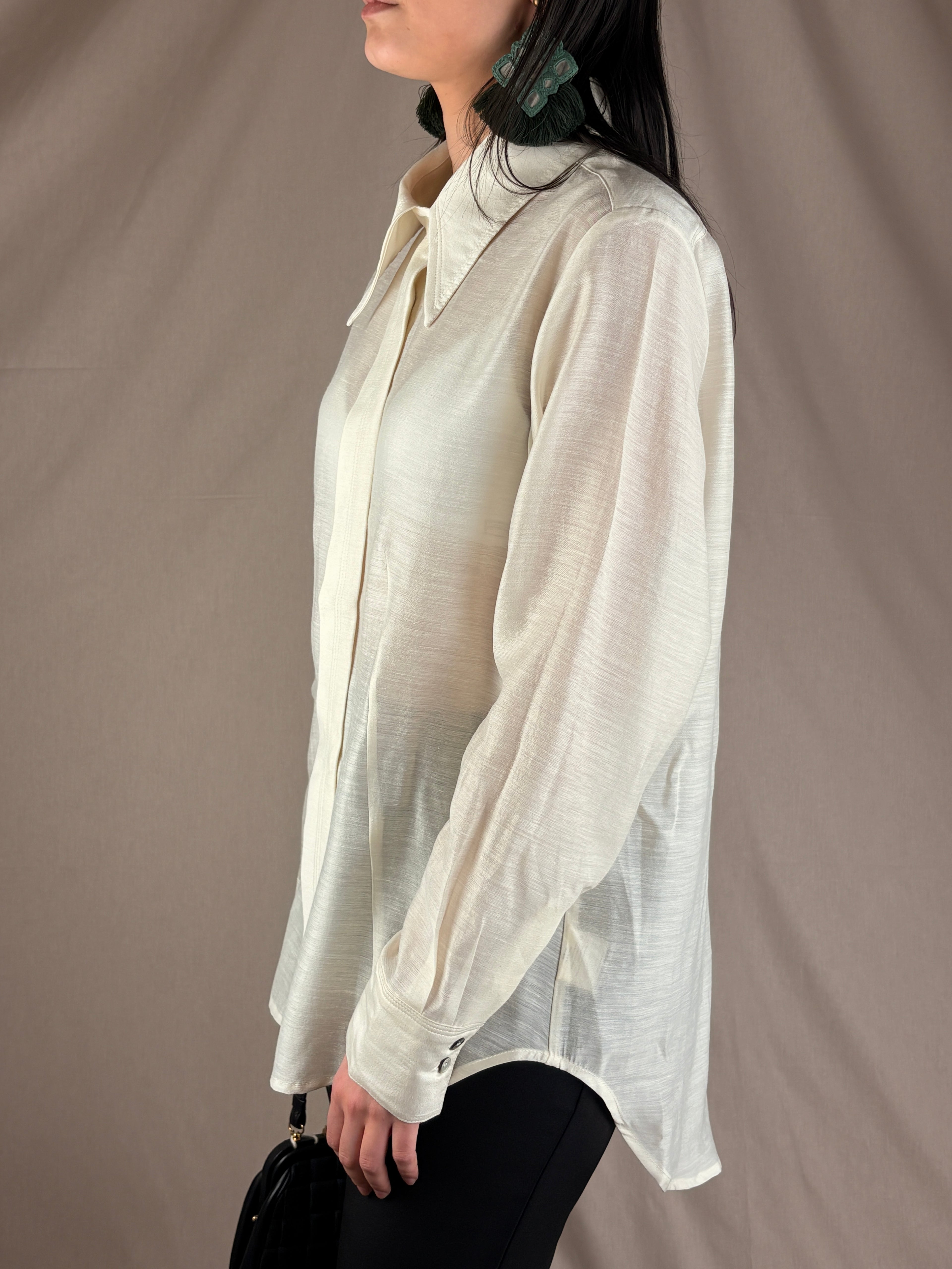 Camicia preziosa Avorio