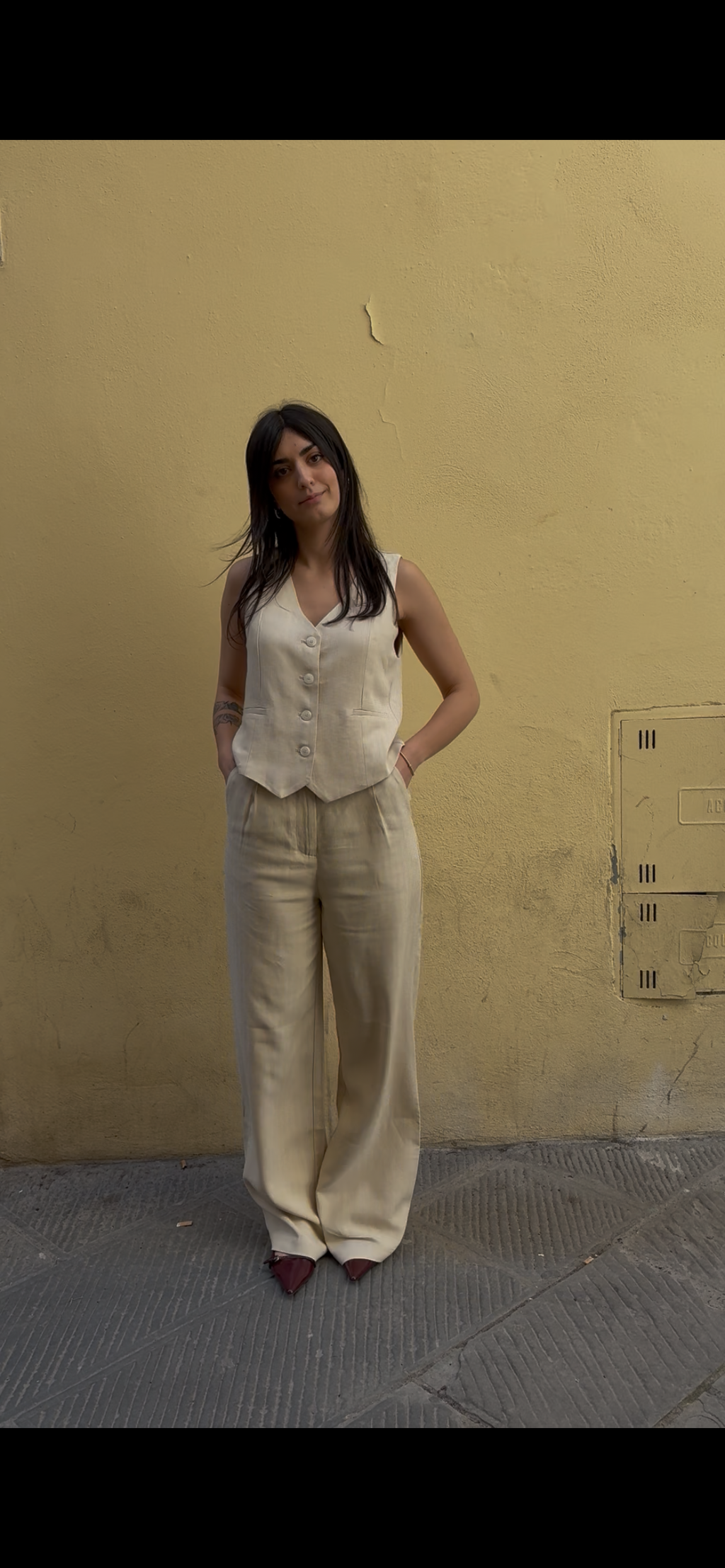 Gilet Completo Vaniglia