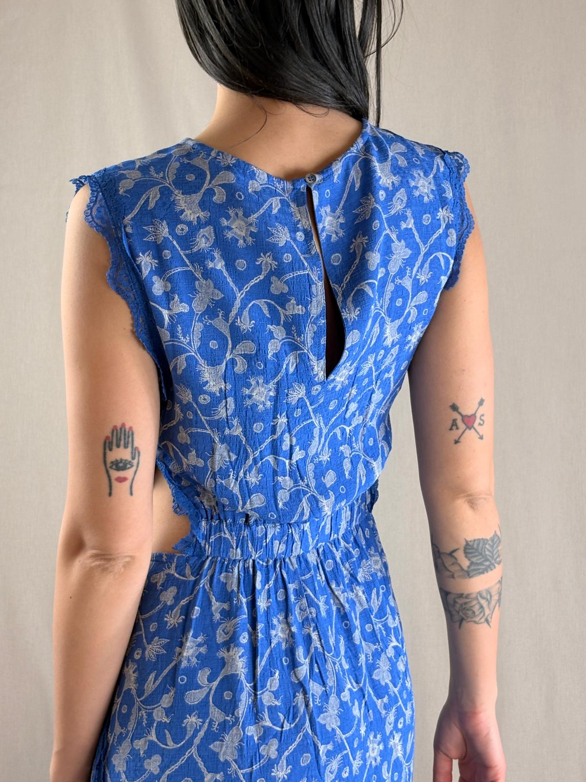 Abito Bluette cut out
