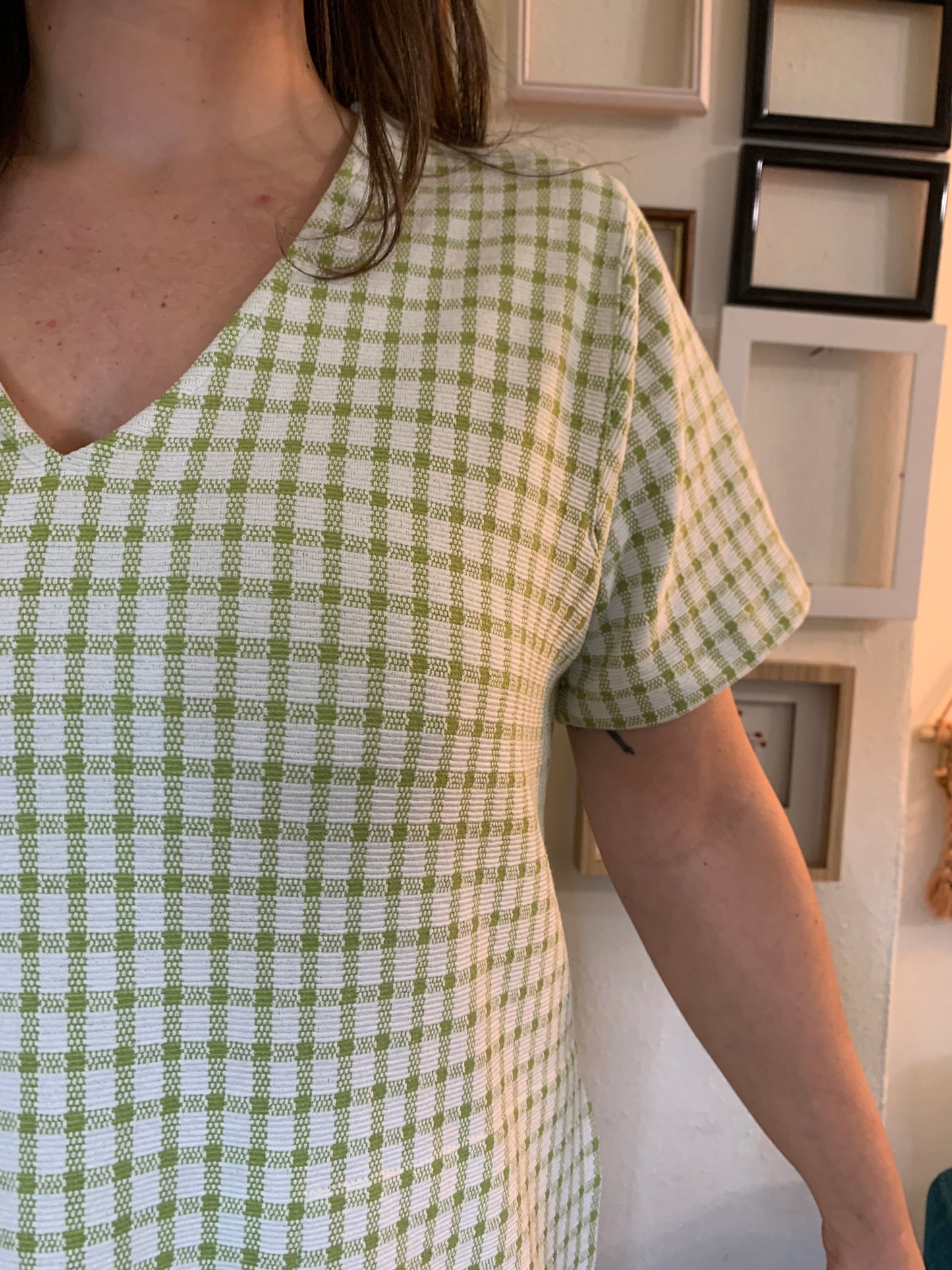 Abito vichy green