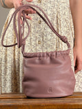 Sac à main en cuir véritable glycine