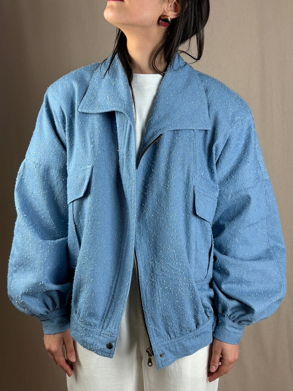 Bomber AURA Denim boucle