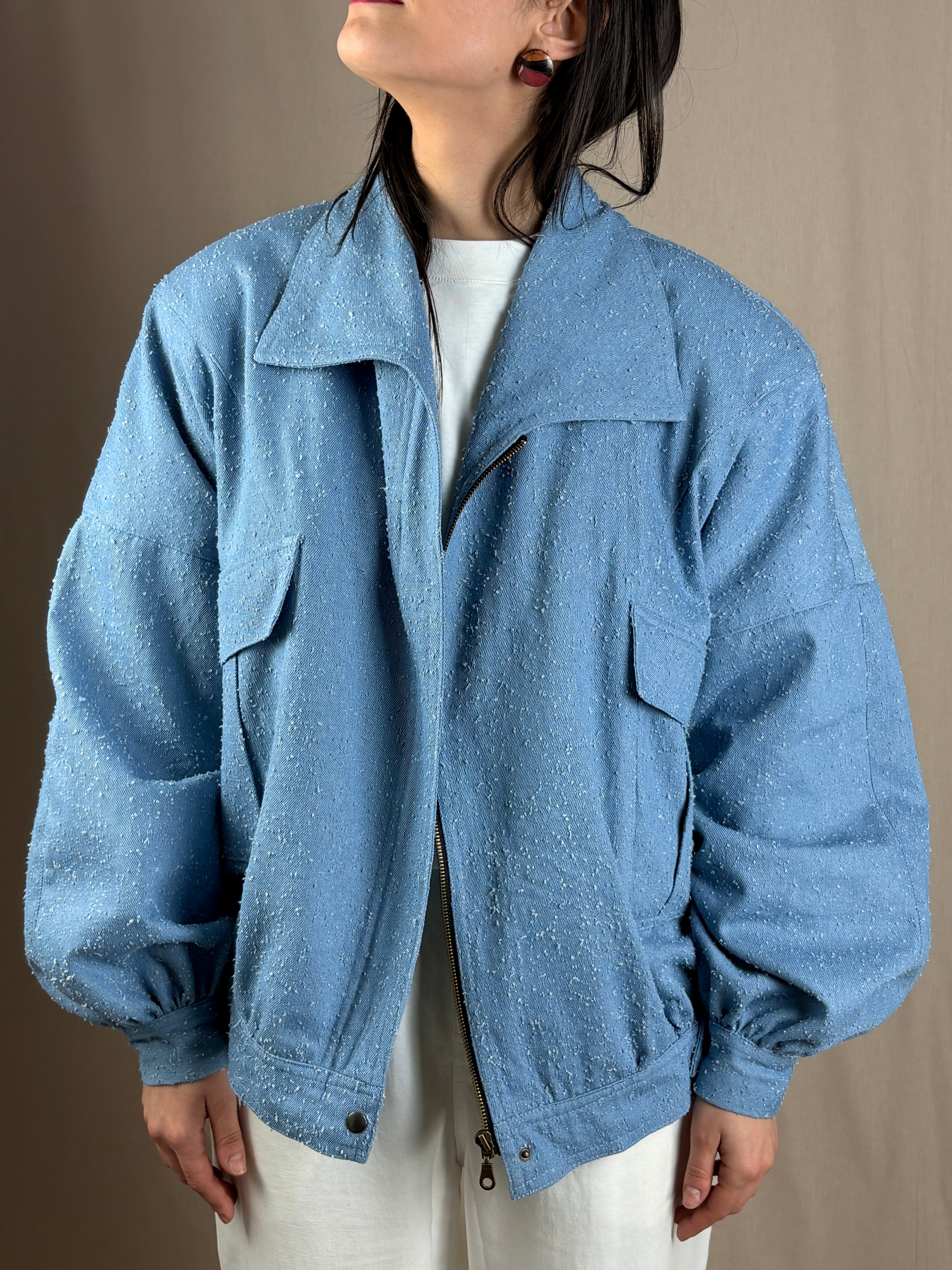 Bomber AURA Denim boucle