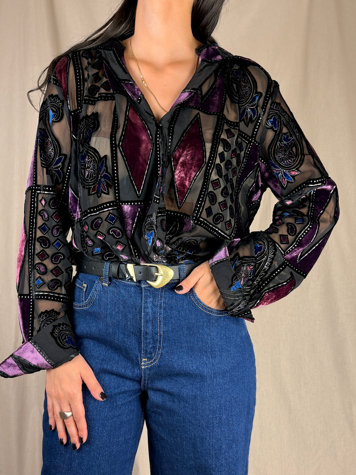 Camicia body gioiello