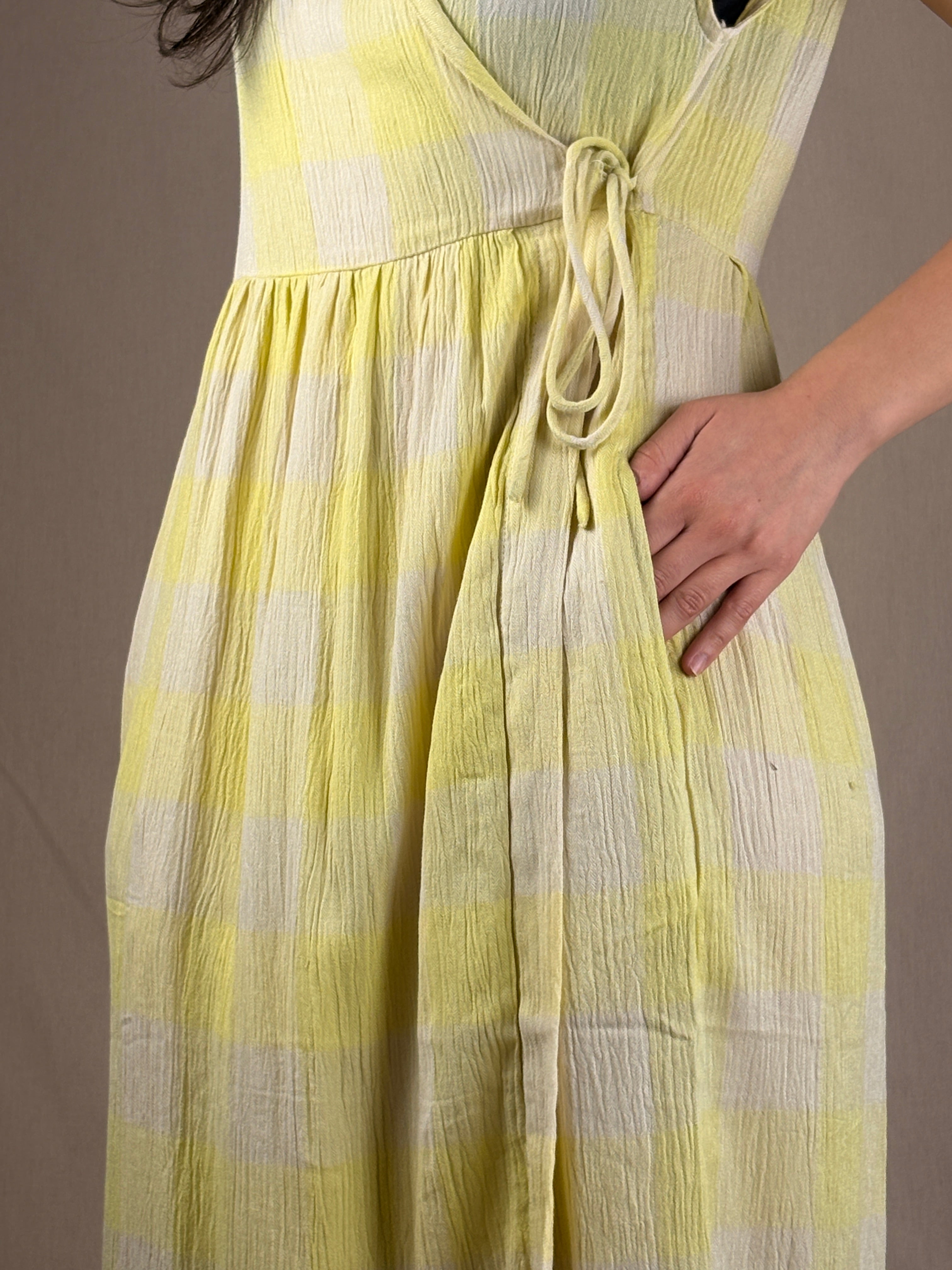 Abito Quadri Limone