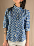 Camicia pizzo San Gallo Denim