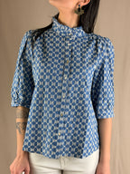 Chemise dentelle Saint-Gall Denim