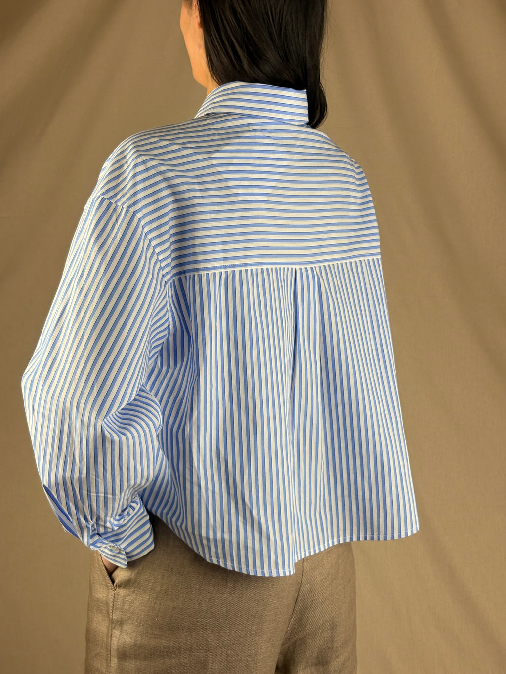 Camicia a righe a scatoletta