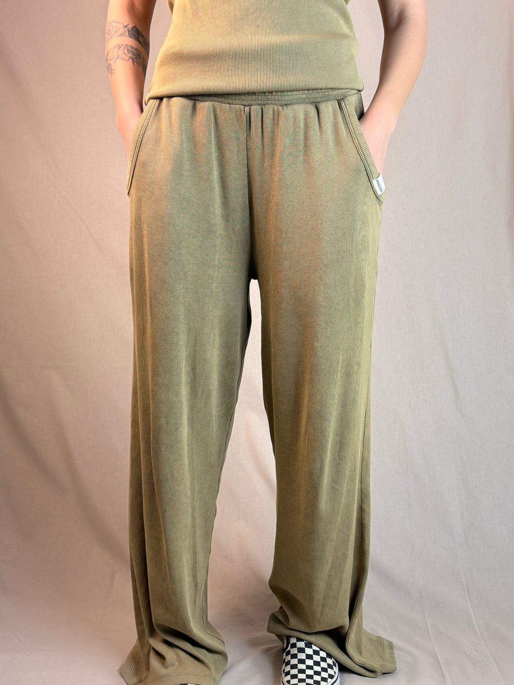Pantalone Costine olio