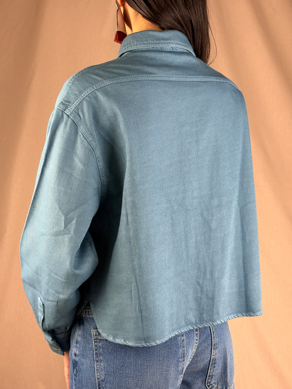 Camicia scatoletta ottanio