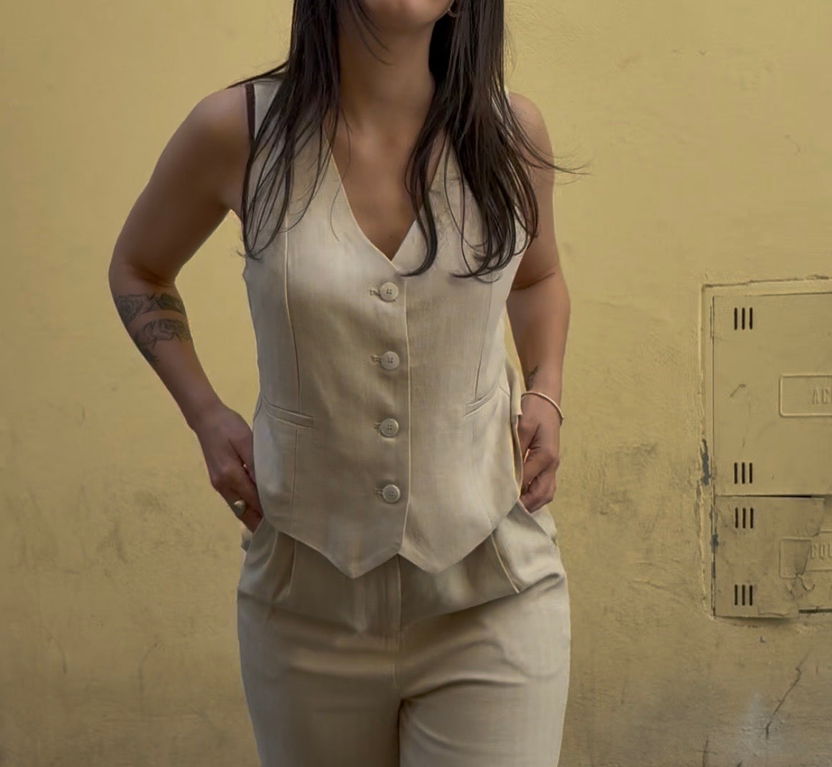 Gilet Completo Vaniglia
