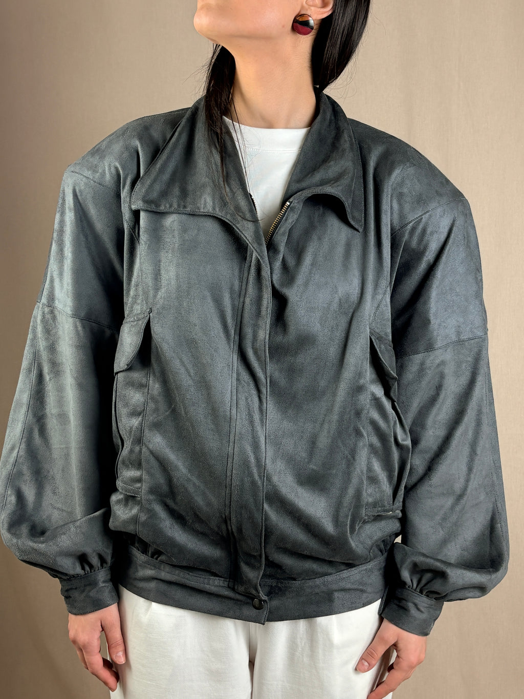 Bomber AURA grigio grafite