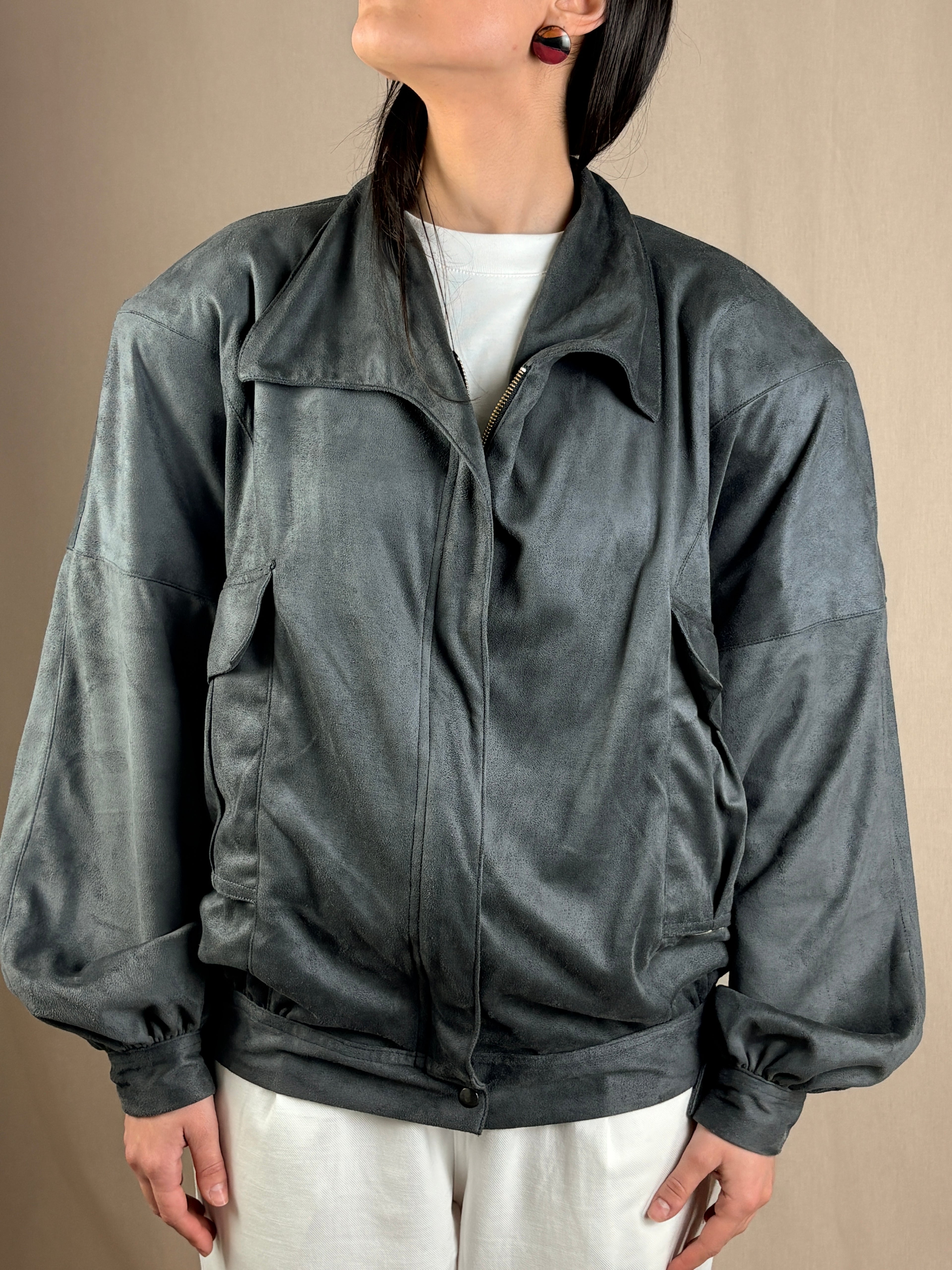 Bomber AURA grigio grafite