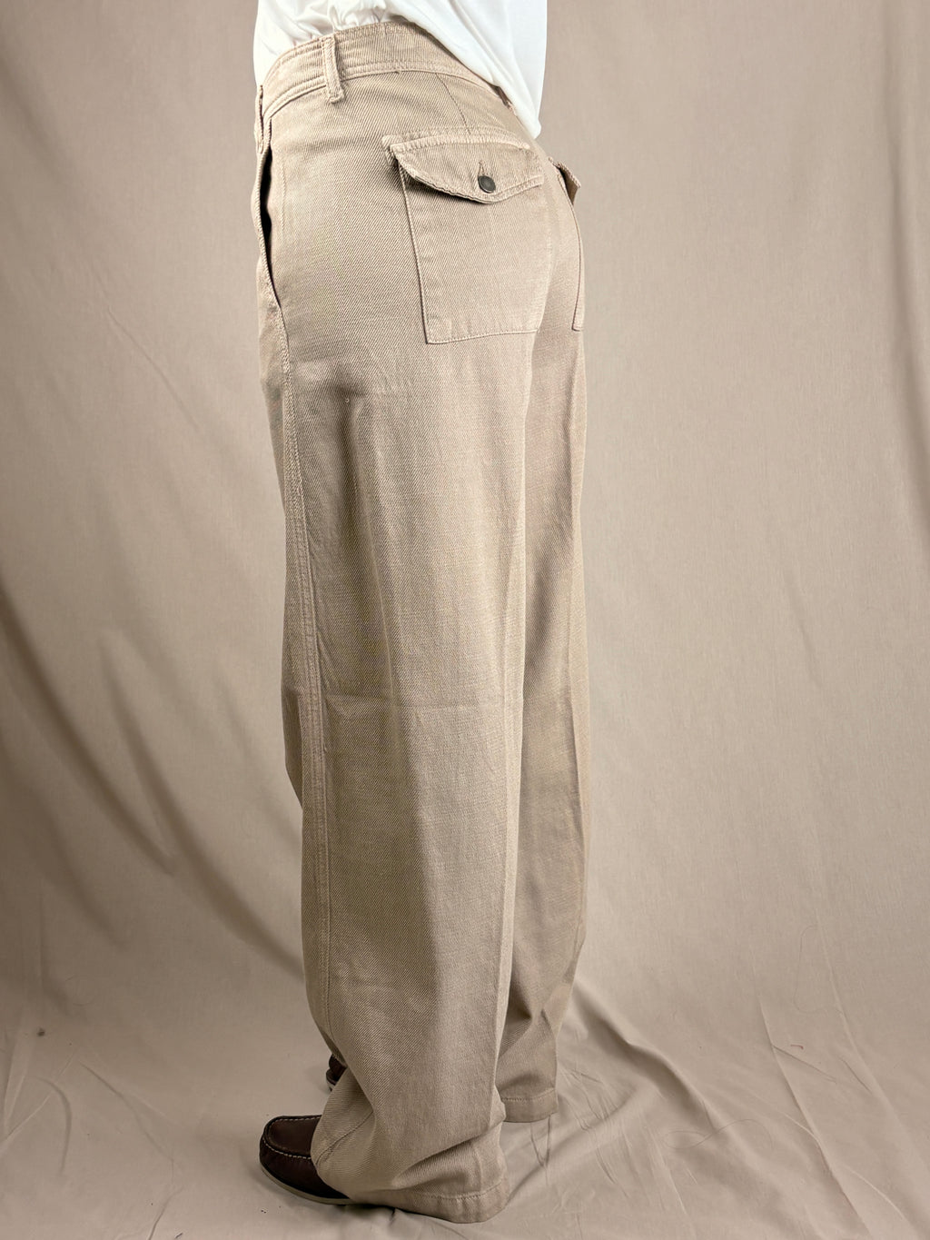 Jeans betsey in bull di cotone