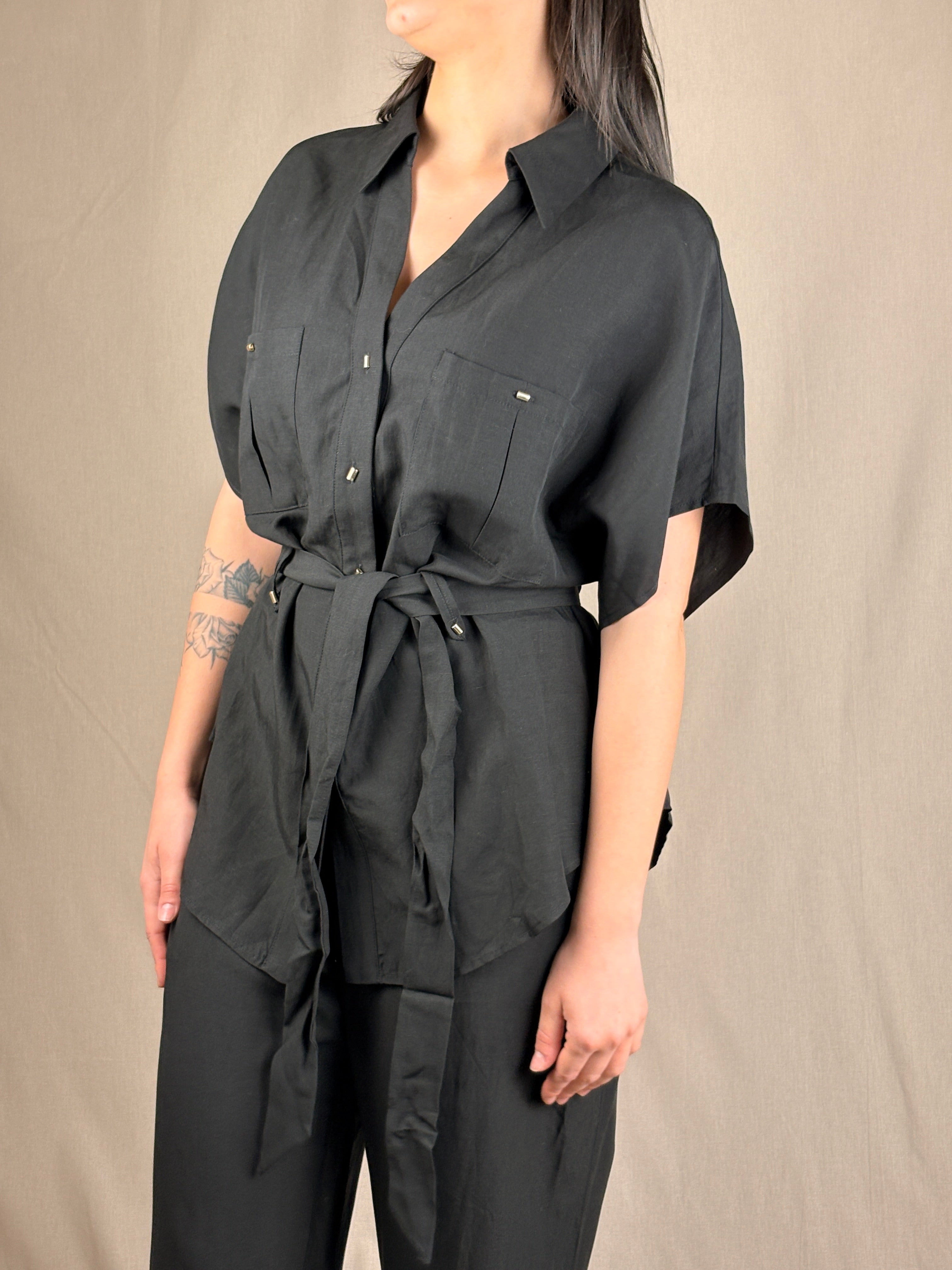 Camicia Sahariana Nero