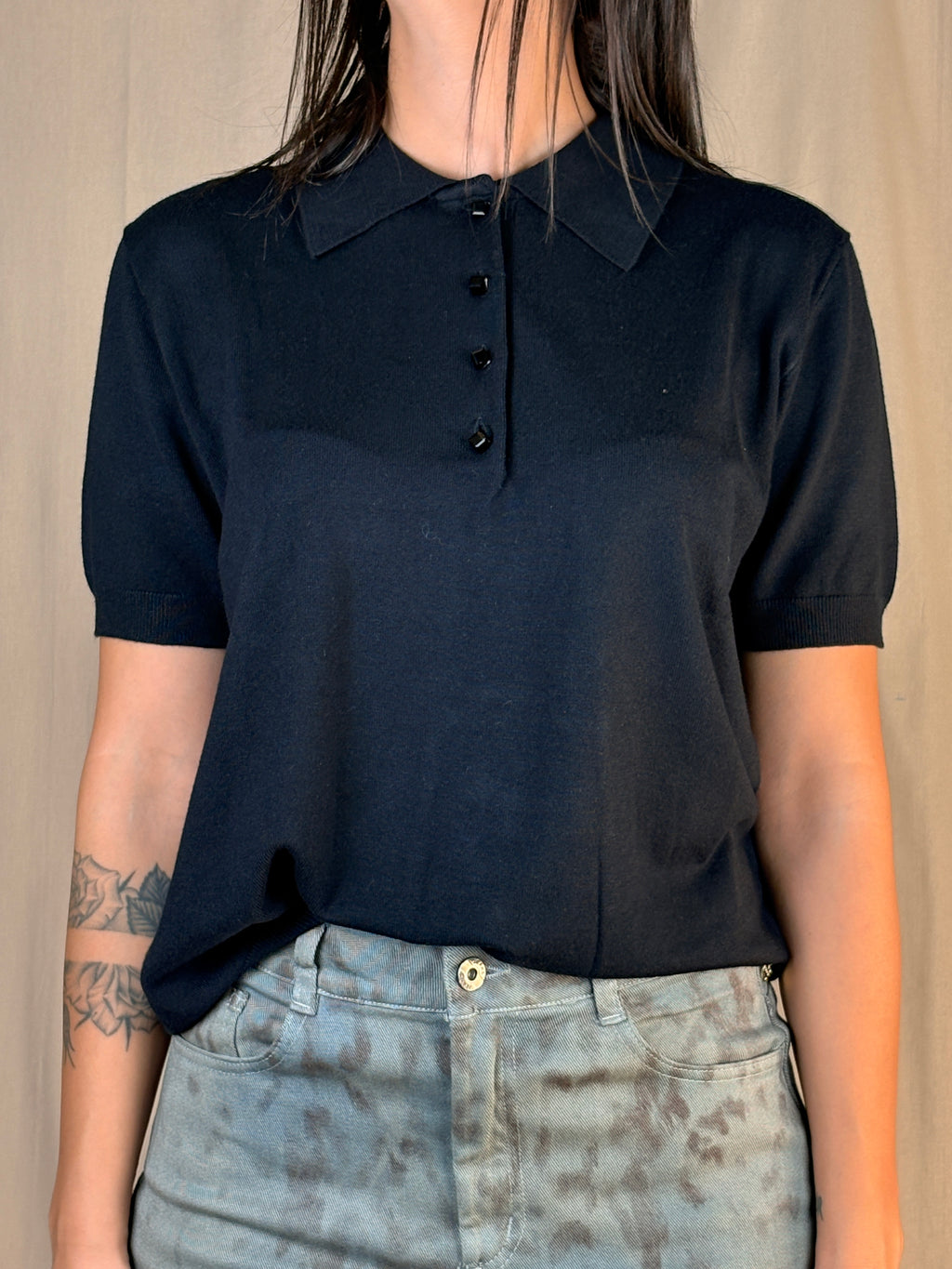 POLO ACCESSORIO NERO