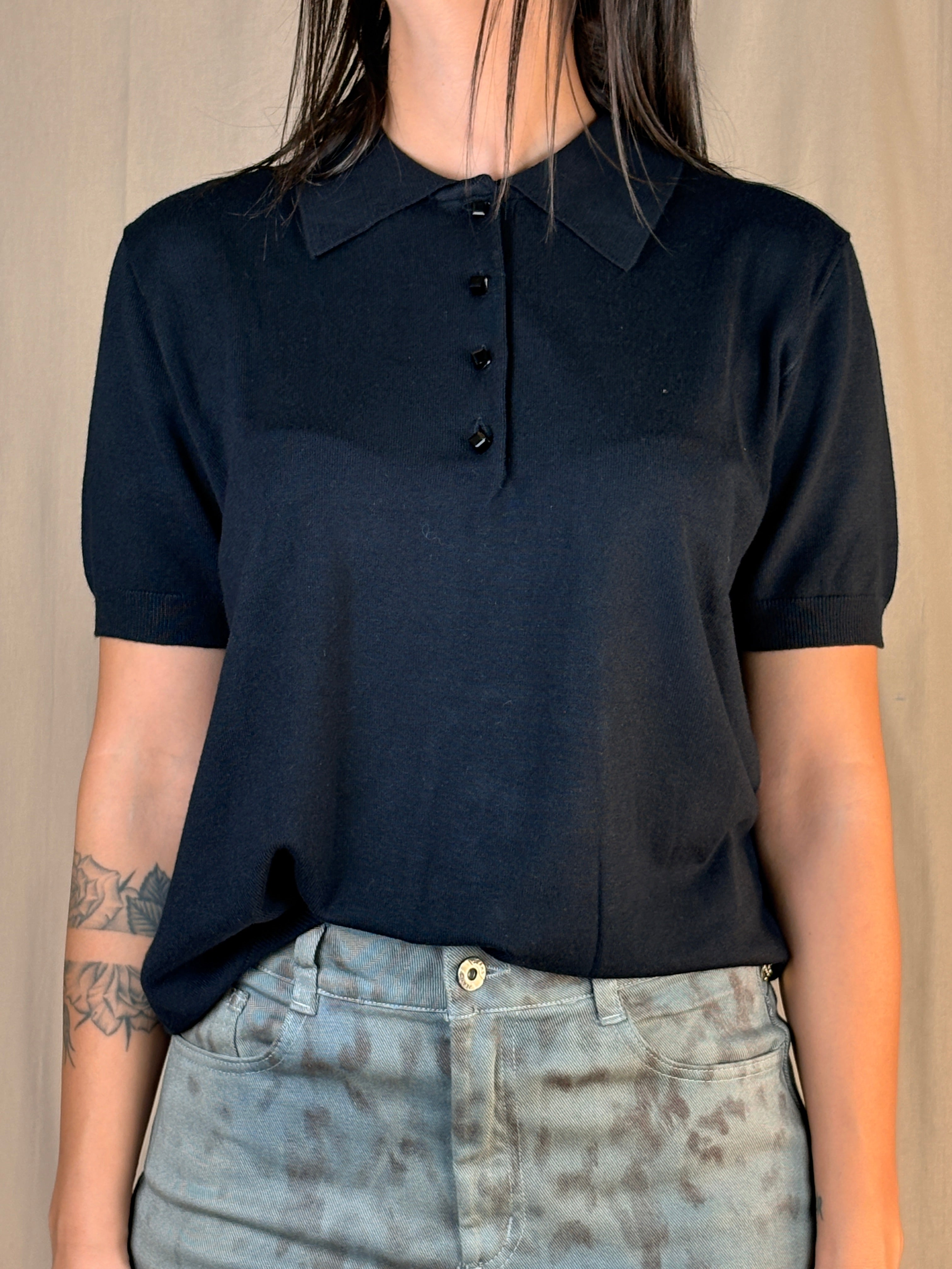 POLO ACCESSORIO NERO