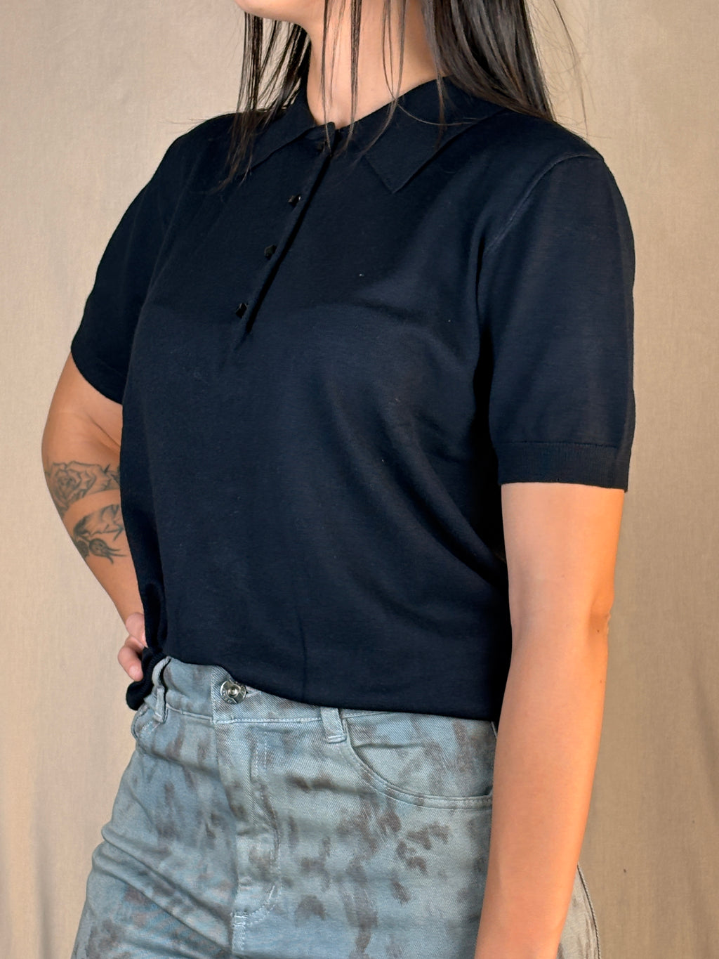 POLO ACCESSORIO NERO