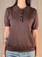 POLO ACCESSORIO MARRONE