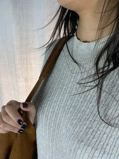 Abito in maglia avorio