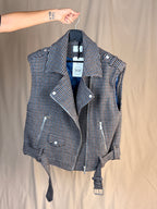GILET PIED DE POULE