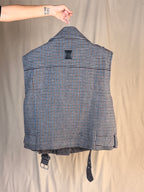 GILET PIED DE POULE