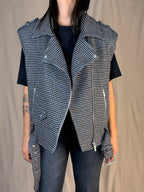 GILET PIED DE POULE
