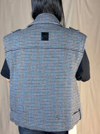 GILET PIED DE POULE