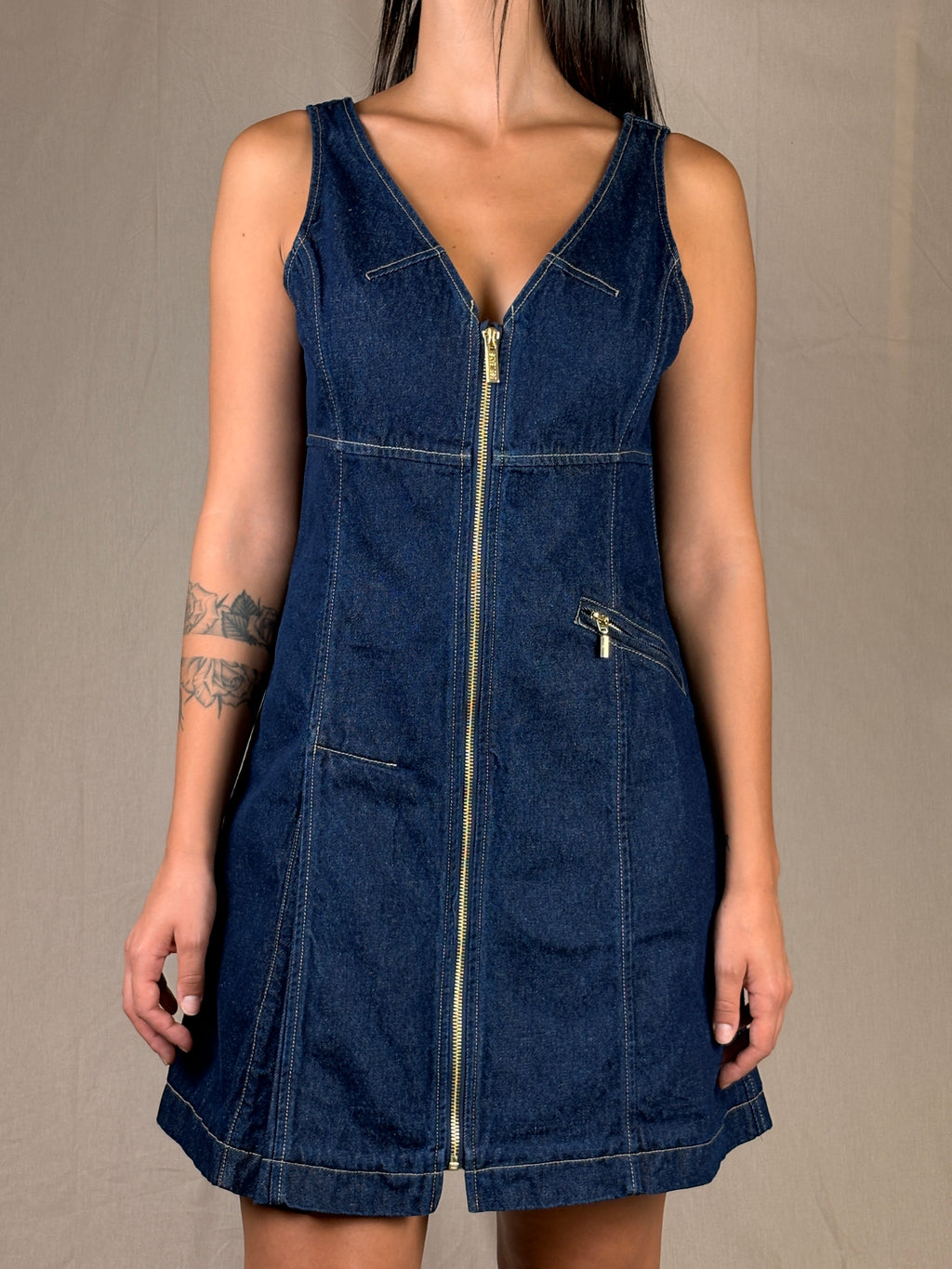 ABITO ZIP DENIM