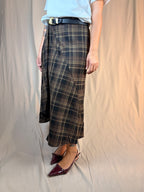 Gonna Tartan Marrone