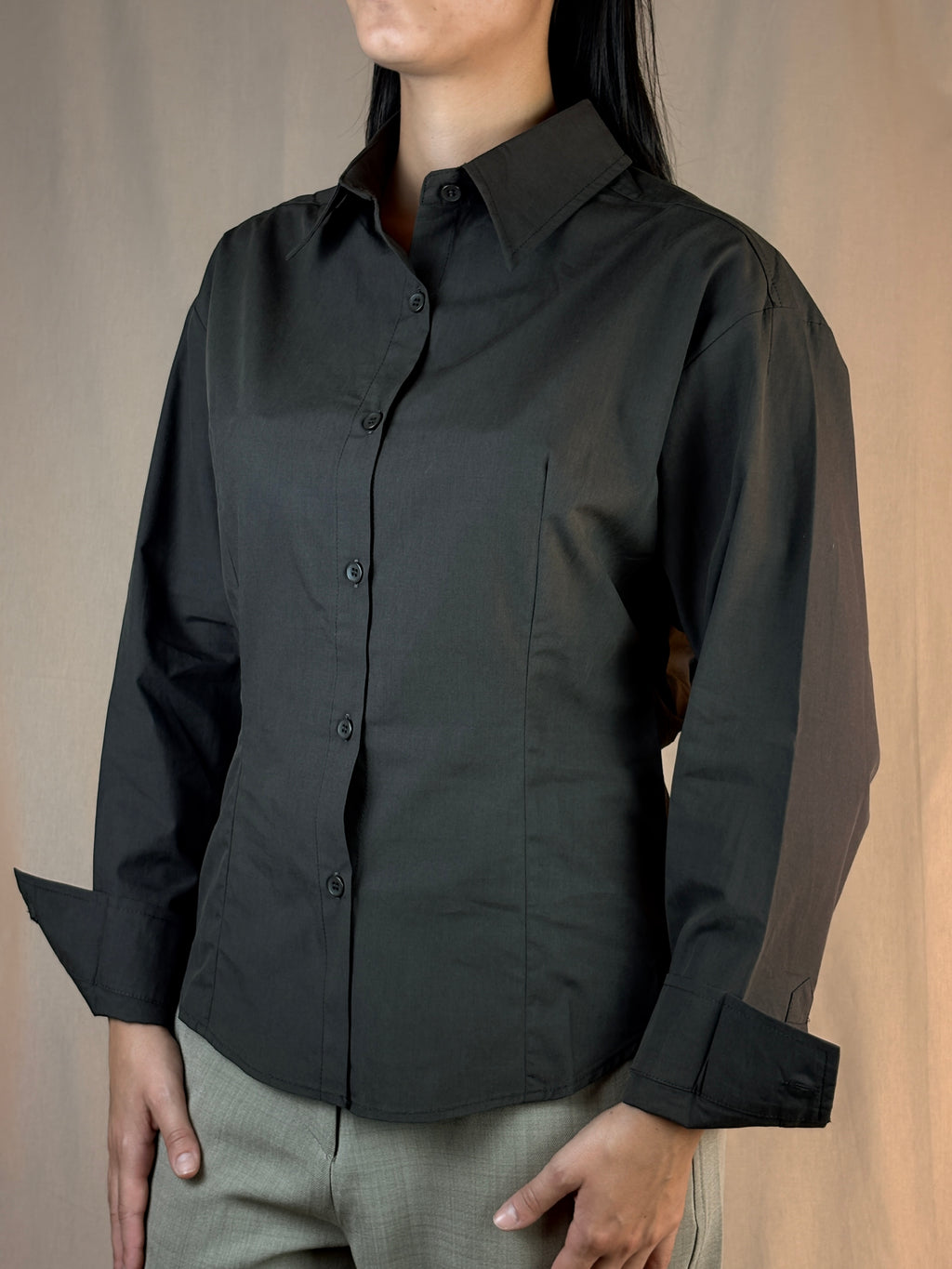 Camicia Fit Cioccolato