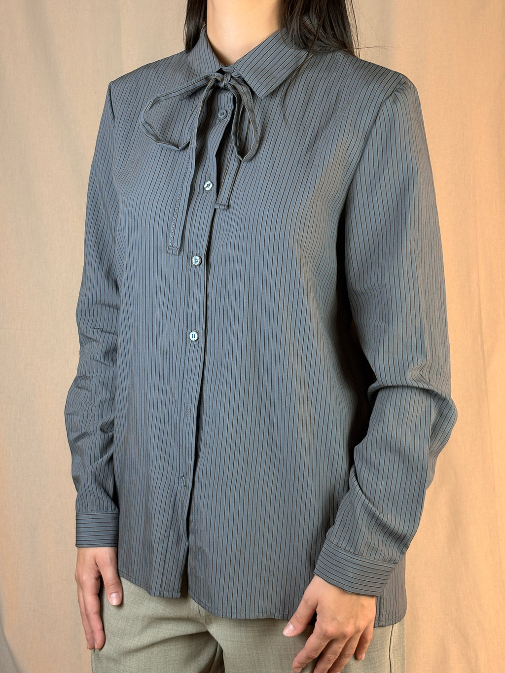 Camicia Rigata Fiocco