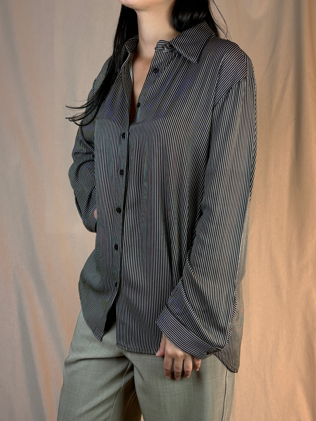 Camicia Millerighe Cioccolato