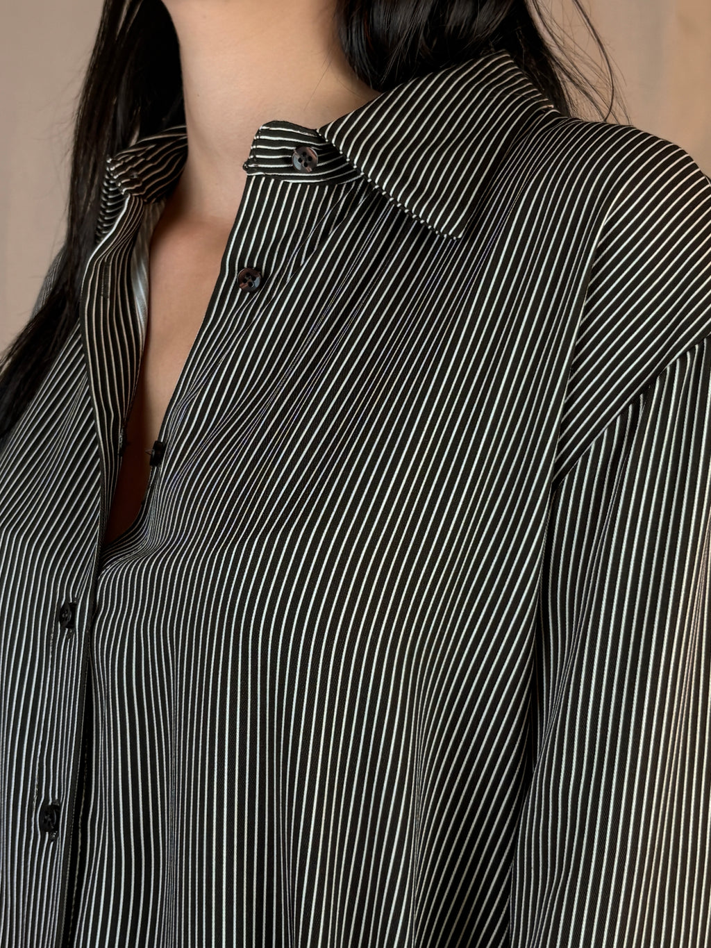 Camicia Millerighe Cioccolato