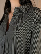 Camicia Millerighe Cioccolato