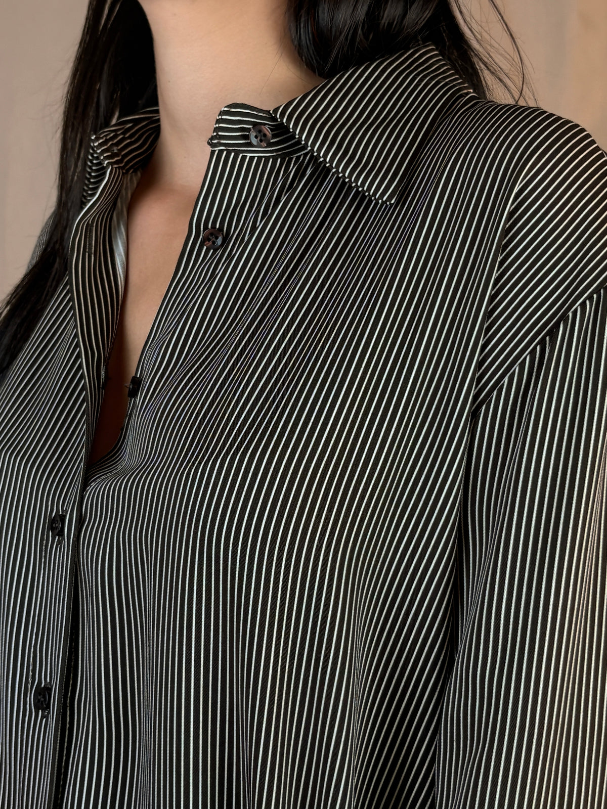 Camicia Millerighe Cioccolato